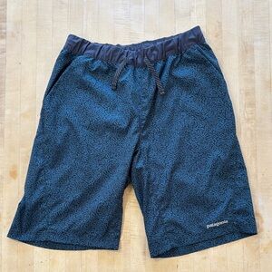 Patagonia Men's Terrebonne 10” Blue Shorts #24690 Yoga Hiking Outdoor Climbing